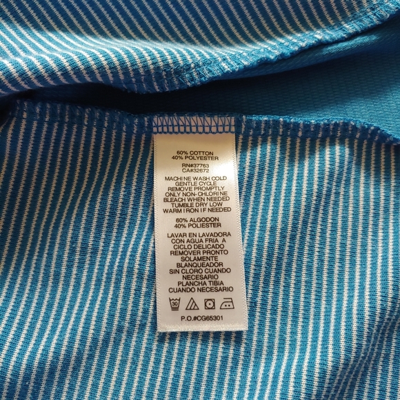 Callaway Golf/Tennis Striped Polo Shirt - Picture 4 of 6